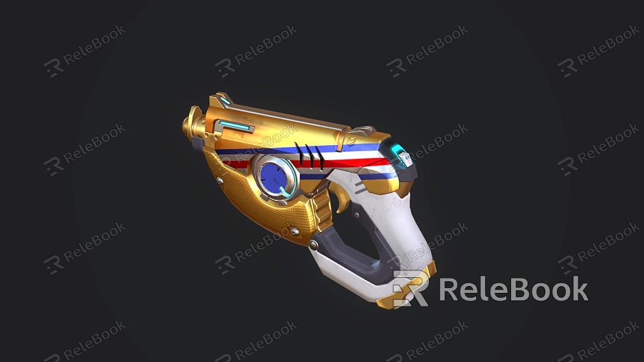 Gun future weapon laser gun game props model