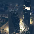Modern High Rise Residential Building With Unique Architectural Design And Urban Green Spaces