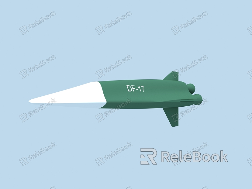 Dongfeng 17 DF17 hypersonic ballistic missile model