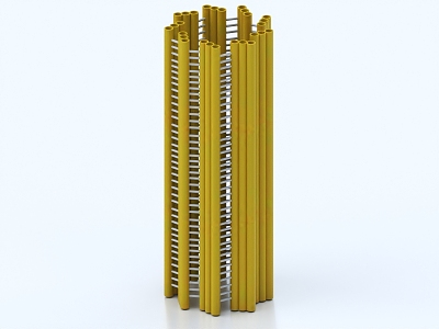 modern centriole structure 3d model