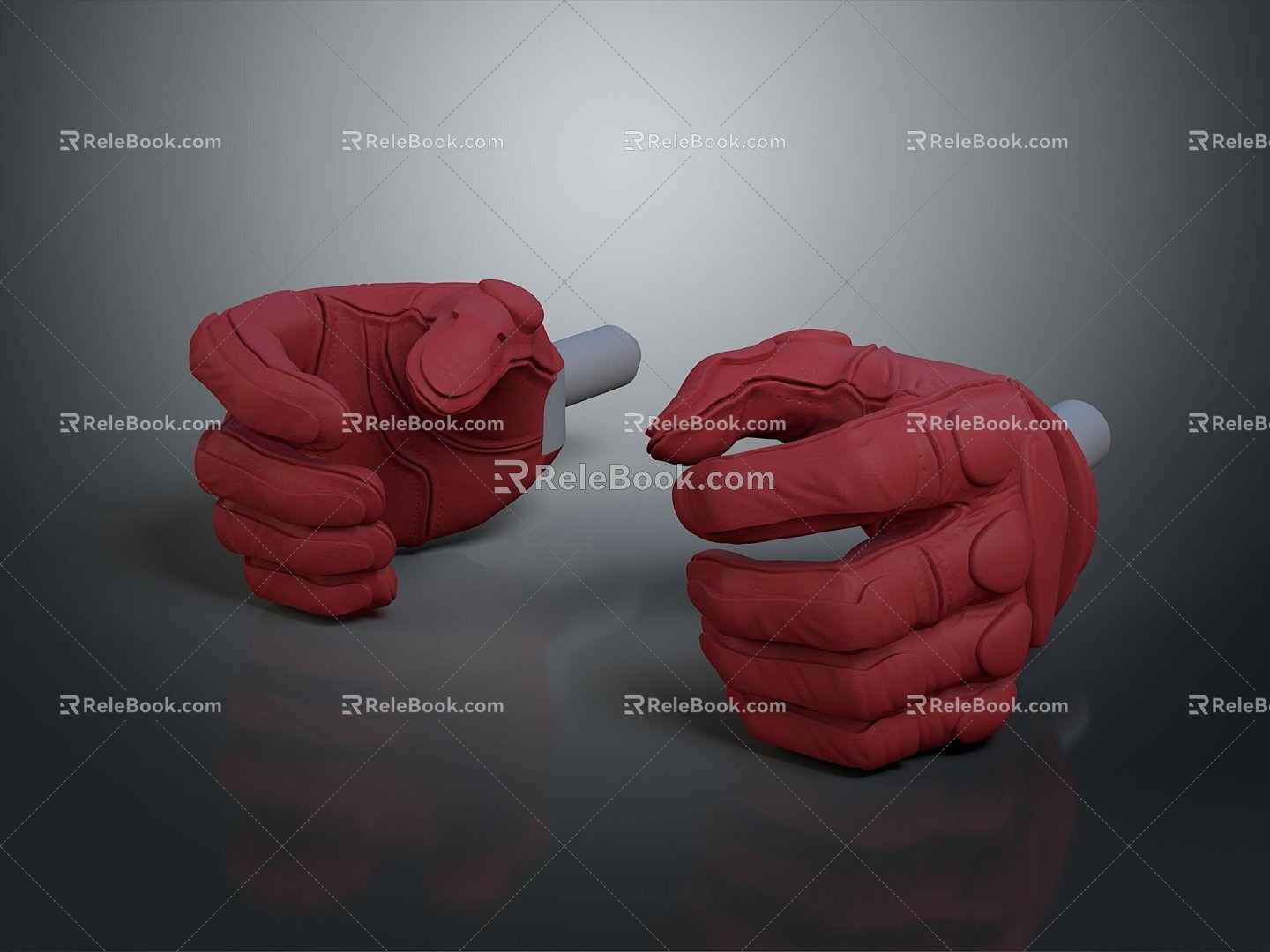 Gloves Handguard PBR Game Item 3d model