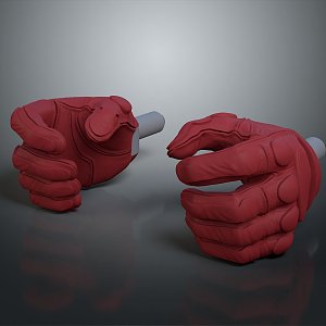 Gloves Handguard PBR Game Item 3d model