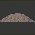 Wood Stone Chips Pile With Natural Texture And Fine Granular Material