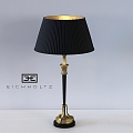 Vintage Table Lamp eichhortz Fairmont Table Lamp Brass 3d model