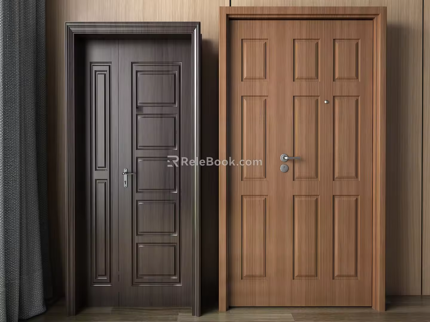 European style door 3d model