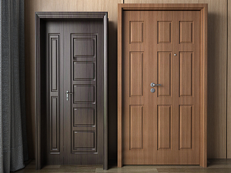 European style door 3d model