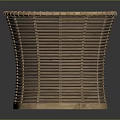 Natural Wicker Storage Basket Practical Household Organizing Item For Daily Use