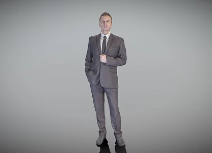 Business Men Wear Suit Men's Elite Wear 3d model