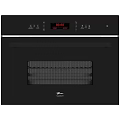 Modern Black Kitchen Electric Oven With Digital Display And Control Panel 3d model