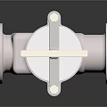 Stainless Steel Industrial Valve With Flange Connections And Top Handle Design