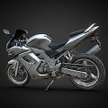 Suzuki SV650s motorcycle 3d model