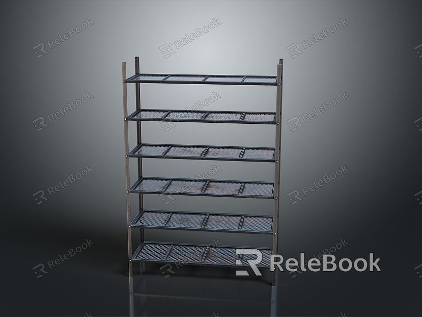 Iron frame large iron frame iron frame house factory industrial iron frame iron ladder rigid ladder work frame rigid scaffold model