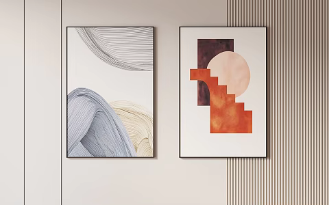 Simple Hanging Painting 3d model