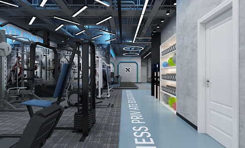 Gym 3d model