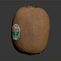 Fresh Ripe Kiwi Fruit With Fuzzy Brown Skin On Dark Background