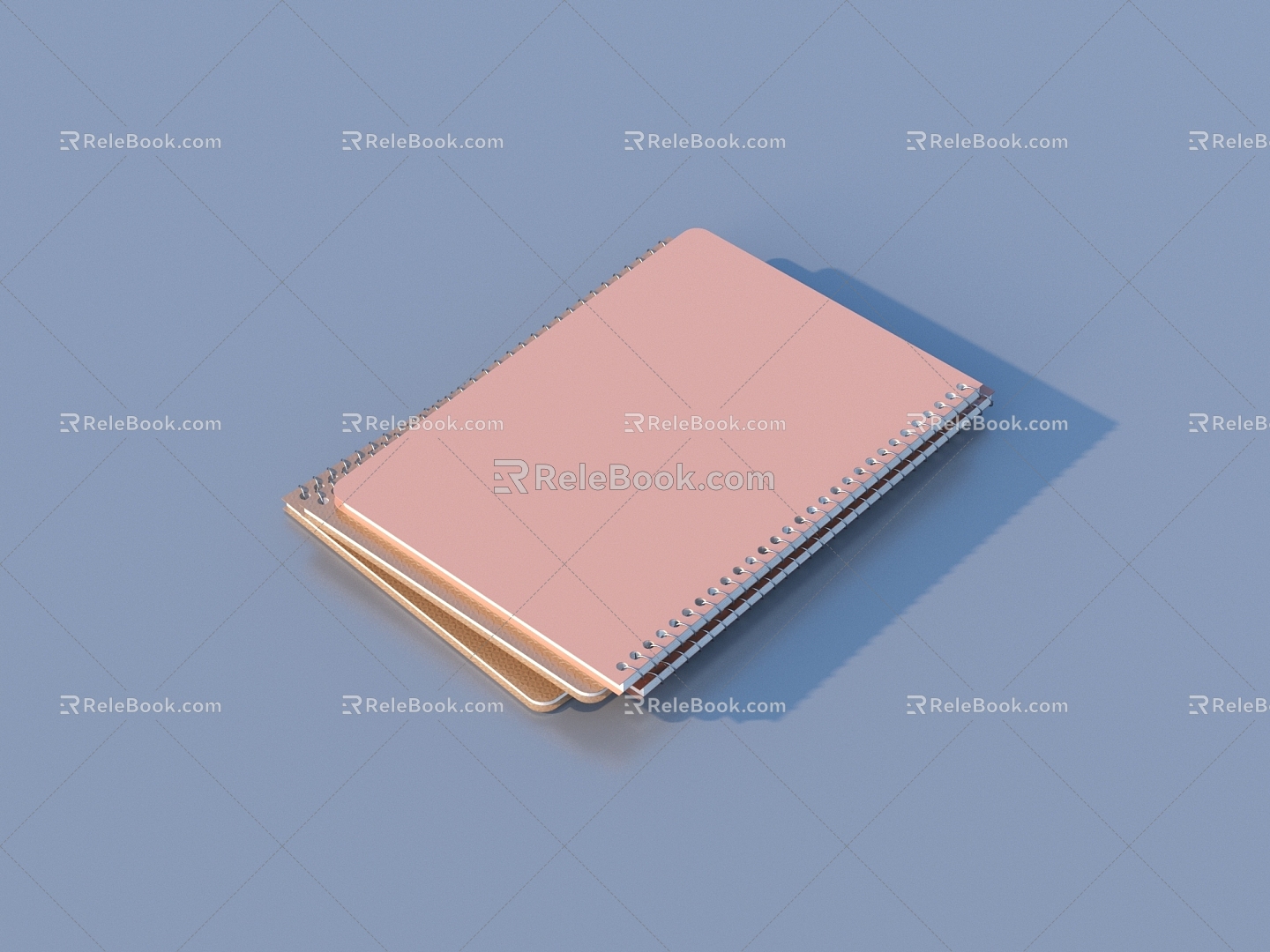 Notebook Exercise Book Exercise Book Exercise Book 3d model