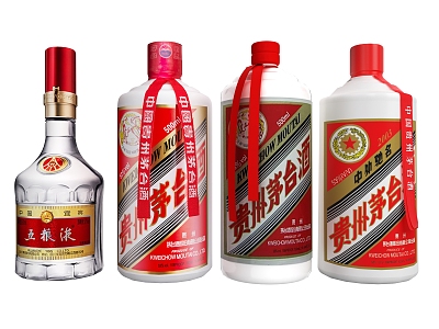 Modern Liquor Maotai 3d model