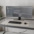 Modern computer display 3d model