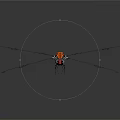 modern mechanical dragonfly machine insect mechanical insect armored insect 3d model