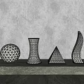 Modern Outdoor Lights With Various Geometric Patterns And Hollowed Out Designs