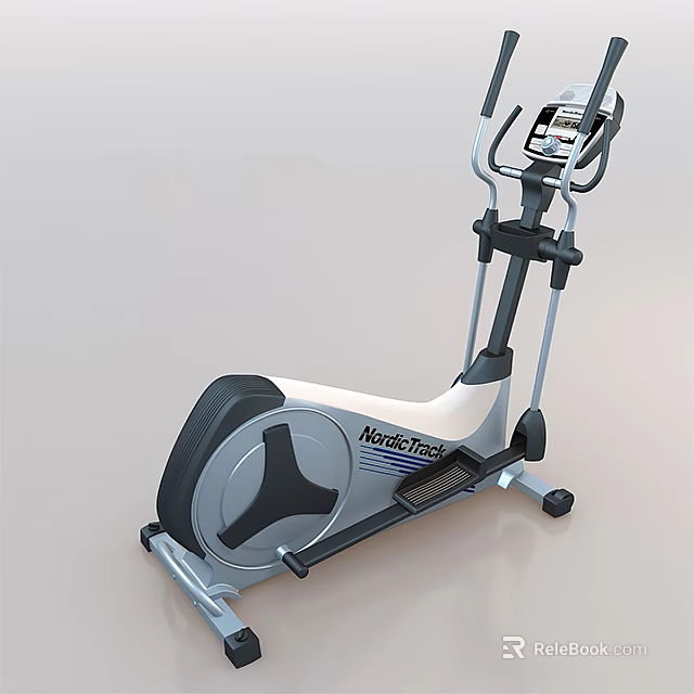 NordicTrack Elliptical Trainer For Home Fitness With Digital Display And Smooth Motion Design 3d model 
