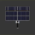 High Efficiency Solar Panel With Polycrystalline Cells And Durable Mounting Bracket