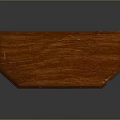 Elegant Traditional Wooden Cabinet With Carved Details Two Drawers And Doors
