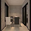 Modern Apartment Living Room With Concrete Walls Floor to Ceiling Window and L shaped Sofa