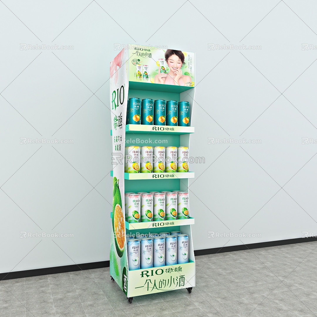 Shelf Customized Rack Display Rack Product Rack Iron Rack Roller Rack Rotating Rack Steel Structure Game Plate Jewelry Rack Vertical Display Rack Hook Shopping Mall 3d model