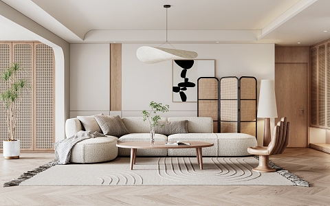 The Silent Living Room 3d model