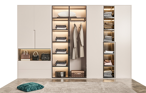 Modern wardrobe 3d model