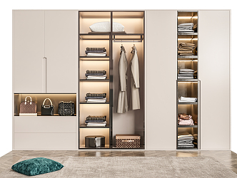 Modern wardrobe 3d model