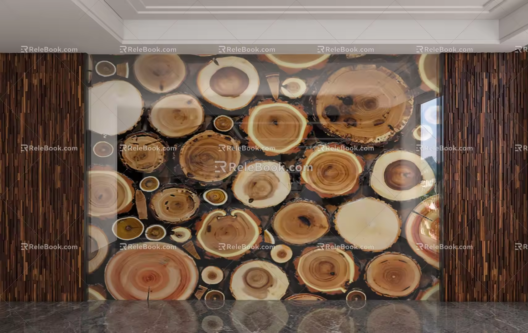 background wall 3d model