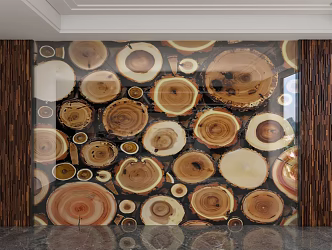 background wall 3d model