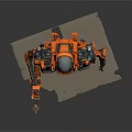 Sci-fi mecha soldier, mecha, robot, future warrior, war machine, robotic soldier, game character, robot assistant, small robot