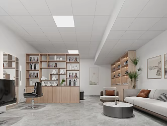 Barber Room 3d model