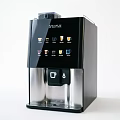 Black And Silver Beverage Machine With Digital Display And Multiple Drink Options