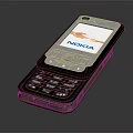 Nokia Slider Mobile Phone With Screen Display And Physical Keyboard 3d model