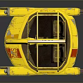 Yellow Water Taxi Vehicle From Warp Driver Taxi Co With Open Cabin
