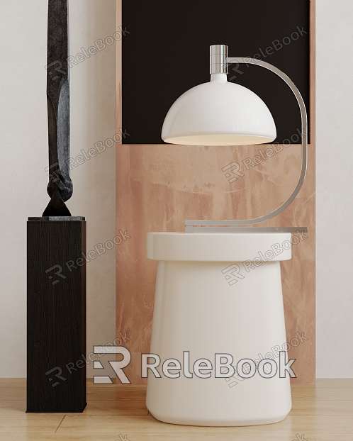 Table lamp table lamp side model