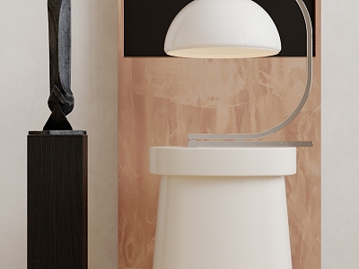 Table lamp table lamp side model