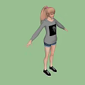 Characters 3d model