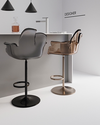 Edra Bar Chair Brand 3d model