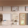Various Office Display Boards Including Whiteboards Pegboards And Bulletin Boards For Notes And Organization