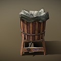 Modern bucket water collector 3d model