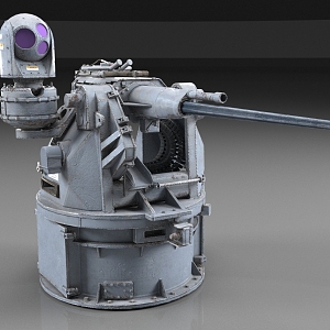 m242 Viper Chain Gun Anti-aircraft Gun 3d model