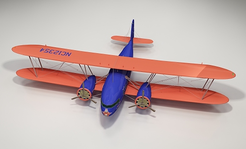 modern aircraft 3d model