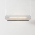 Contemporary Cylindrical Glass Pendant Light With Sleek Metal Frame And Soft Illumination For Interior Spaces
