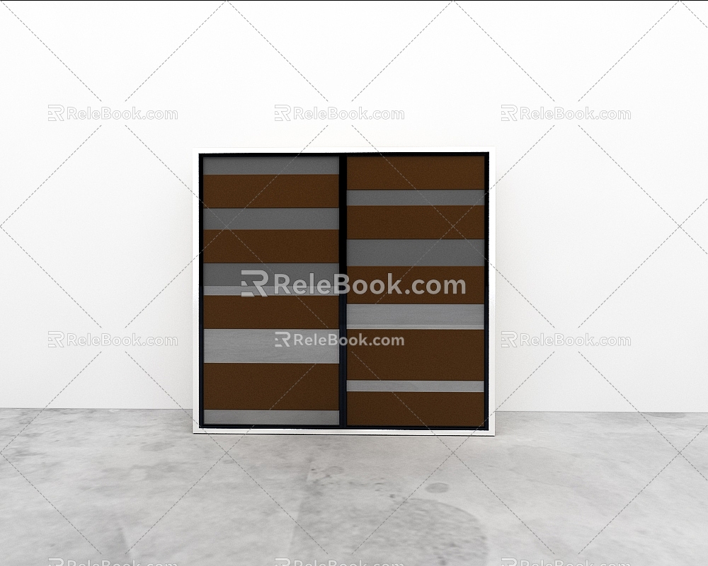 Modern wardrobe 3d model