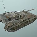 Tank Moving Target Armored Vehicle Bullet 3d model